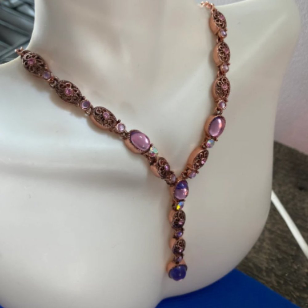 Hypoallergenic copper Avon necklace